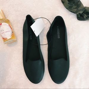 H & M Black Flats Size 7